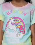 Little M Unicorn Print Kaos Anak Perempuan
