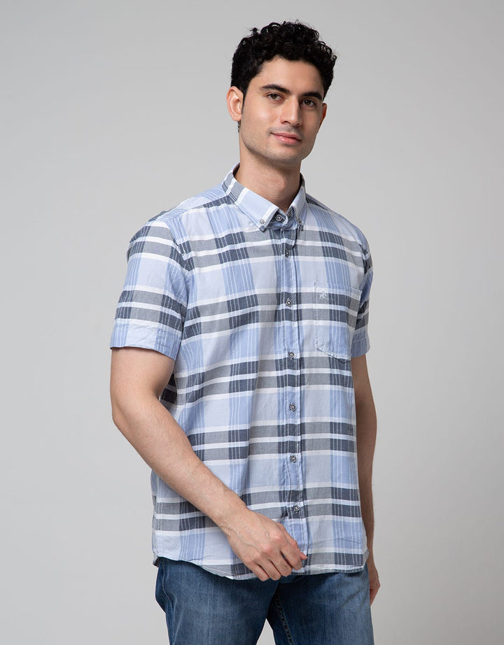 Lois Checks Style Men's Casual Shirt