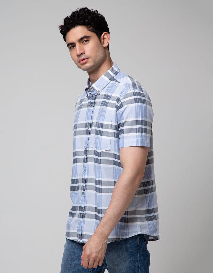 Lois Checks Style Men's Casual Shirt