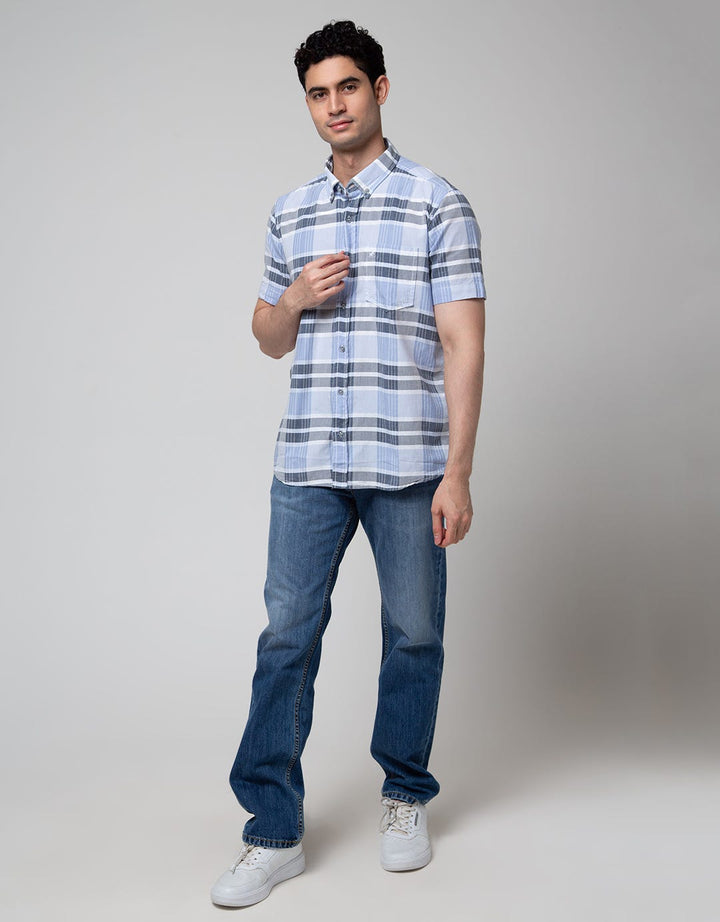 Lois Checks Style Men's Casual Shirt