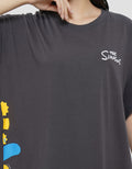 SUKO THE SIMPSONS SIDE PRINT KAOS WANITA
