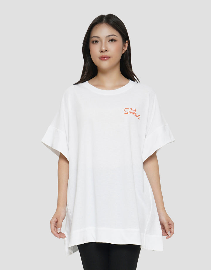 SUKO THE SIMPSONS BACK PRINT LISA KAOS WANITA