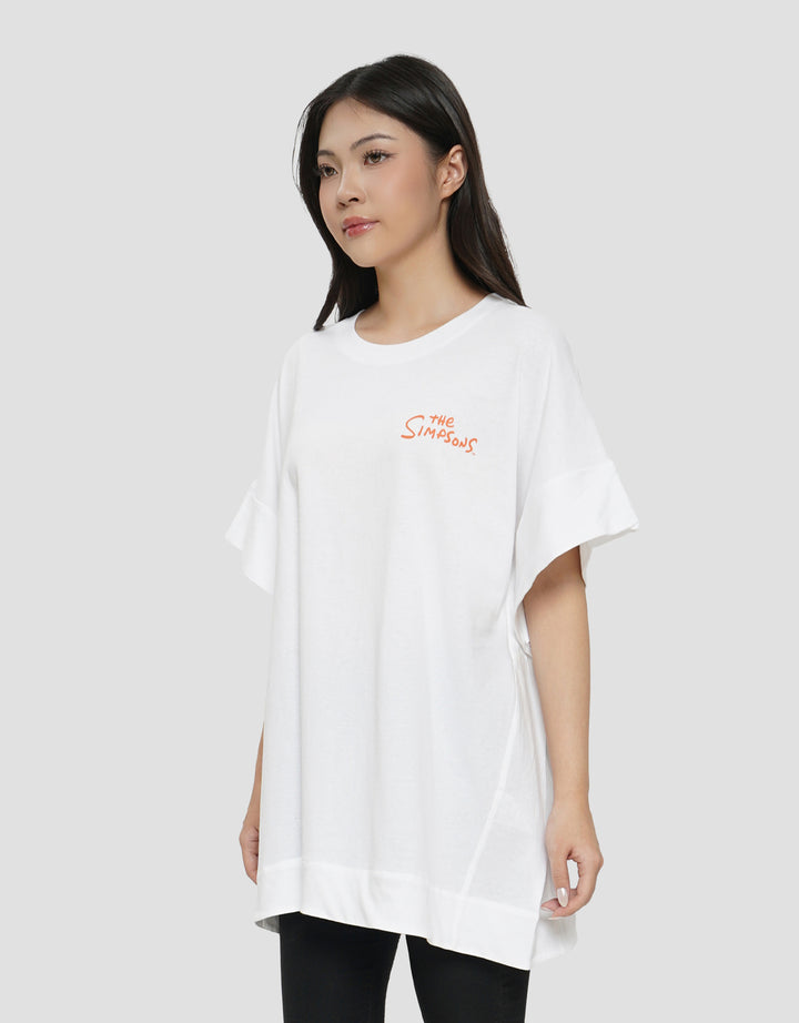 SUKO THE SIMPSONS BACK PRINT LISA KAOS WANITA