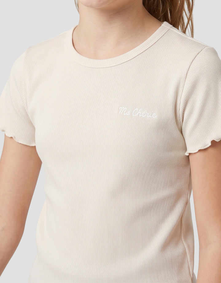 SHE'SENSE MA CHERIE BRODERIE KAOS WANITA