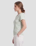 SHE'SENSE ENCORE BRODERIE RIB KAOS WANITA