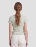SHE'SENSE ENCORE BRODERIE RIB KAOS WANITA
