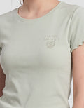 SHE'SENSE ENCORE BRODERIE RIB KAOS WANITA