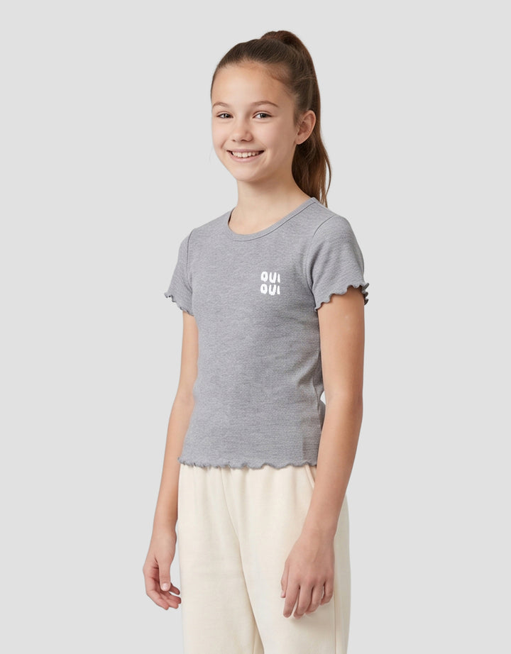 SHE'SENSE OUI BRODERIE KAOS WANITA