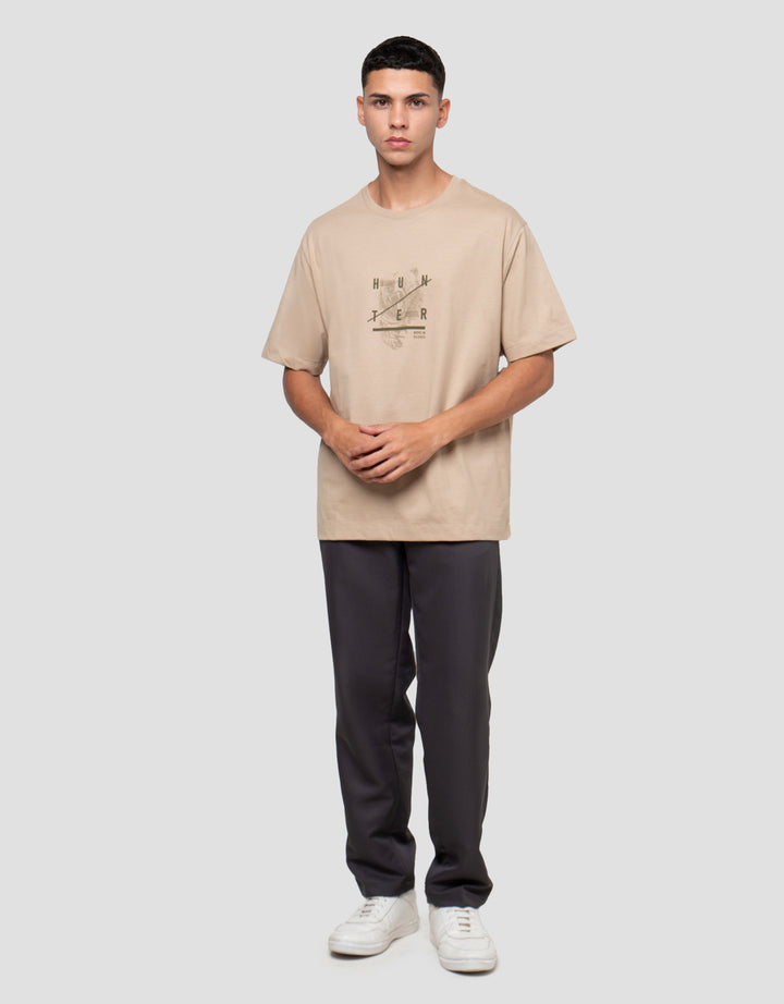 COLE HUNTER ANIMAL GRAPHIC PRINT KAOS PRIA