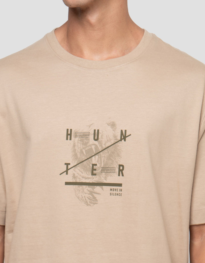 COLE HUNTER ANIMAL GRAPHIC PRINT KAOS PRIA