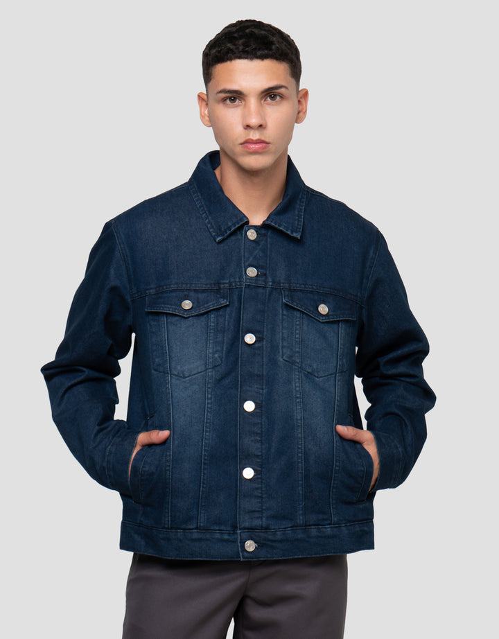 COLE TRUCKER DENIM JAKET PRIA
