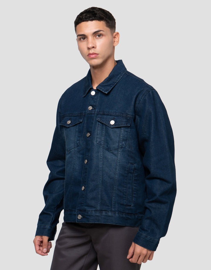 COLE TRUCKER DENIM JAKET PRIA