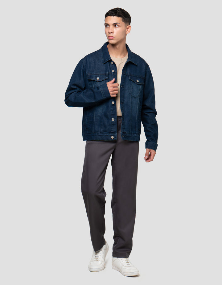 COLE TRUCKER DENIM JAKET PRIA
