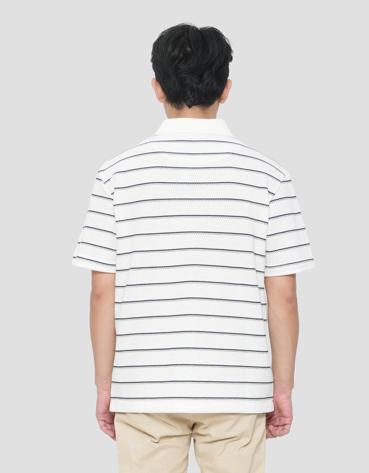 COLE STRIPES JAQUARD KAOS POLO PRIA