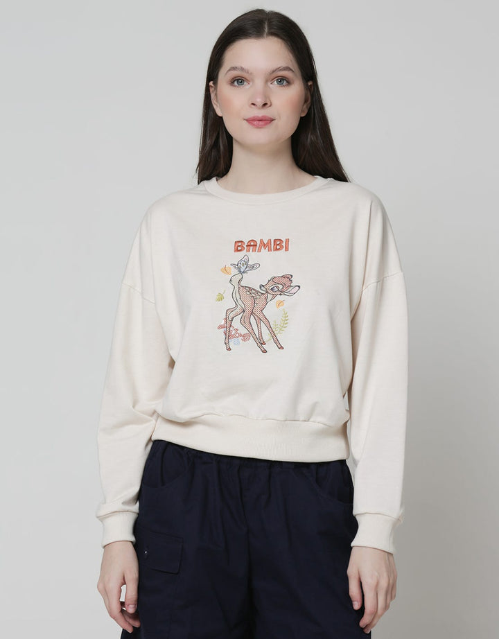 Disney 01 Cross Stitch Bambi Sweatshirt