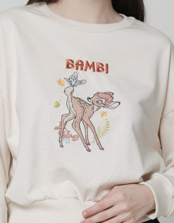 Disney 01 Cross Stitch Bambi Sweatshirt