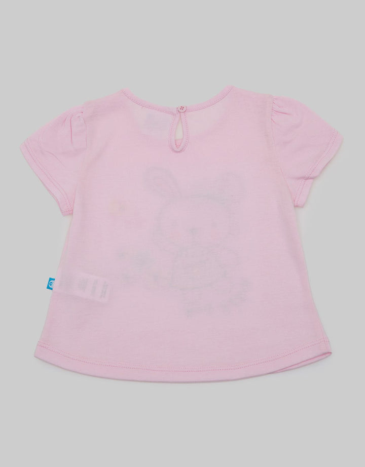 Pipiniko Short Sleeve T-Shirt Top Bunny Tiny Bloom