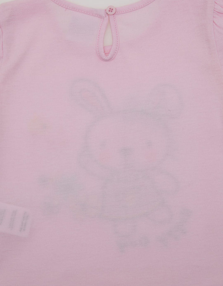 Pipiniko Short Sleeve T-Shirt Top Bunny Tiny Bloom