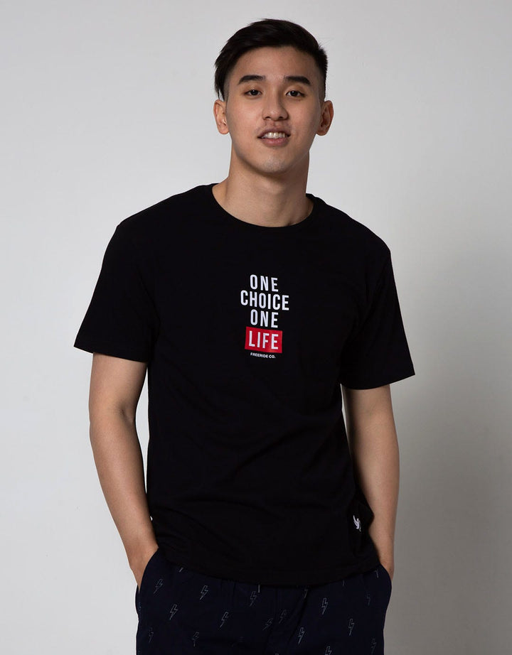 Freeride Men's T-Shirt Print One Choice One Life