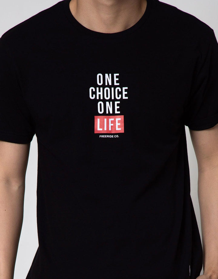 Freeride Men's T-Shirt Print One Choice One Life