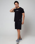 Freeride T-Shirt Pria Black Long Life