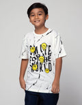 Nevada Short Sleeve T-Shirt Print Marble Smiley