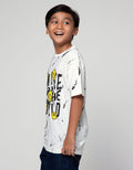 Nevada Short Sleeve T-Shirt Print Marble Smiley