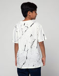 Nevada Short Sleeve T-Shirt Print Marble Smiley