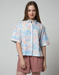Nevada Short Sleeve Shirt Crop Cotton Brush