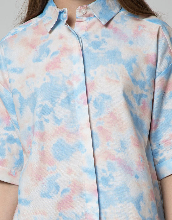 Nevada Short Sleeve Shirt Crop Cotton Brush