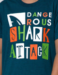 Little M Short Sleeve Dangerous Shark T-Shirt