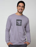 American Jeans Sweatshirt Reflective Print