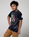 Marvel Avenger Superhero Scratch Short Sleeve T-Shirt