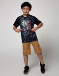 Marvel Avenger Superhero Scratch Short Sleeve T-Shirt