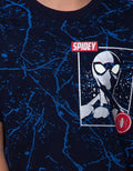 Marvel Short Sleeve T-Shirt Spiderman Marble
