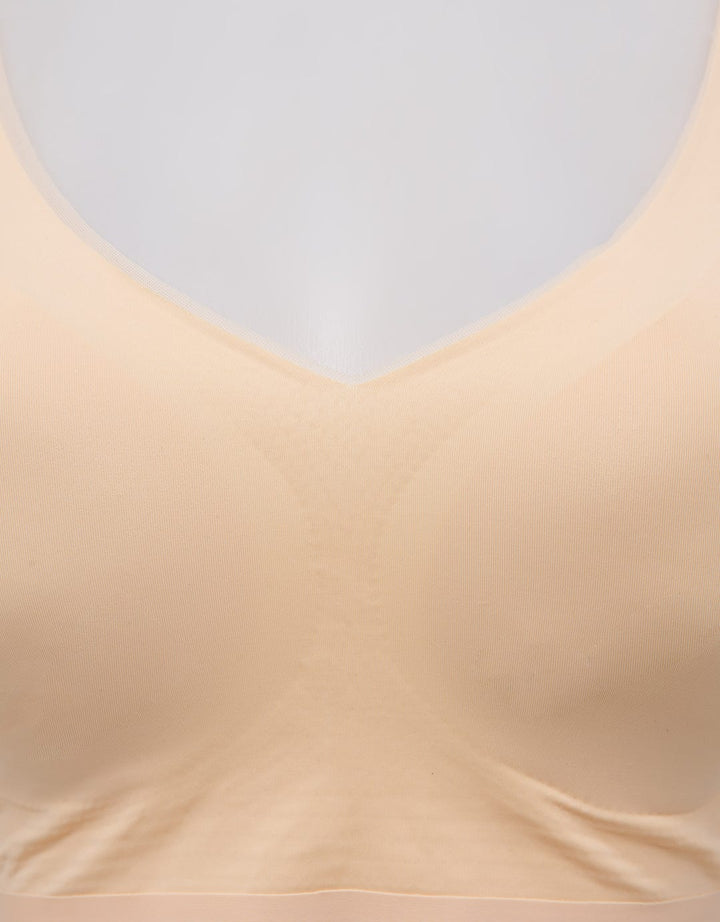 Cynthia Michelle Airy Bra In Translucent