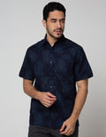 Details Short Sleeve Shirt Ribstop Print