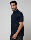 Details Short Sleeve Shirt Ribstop Print