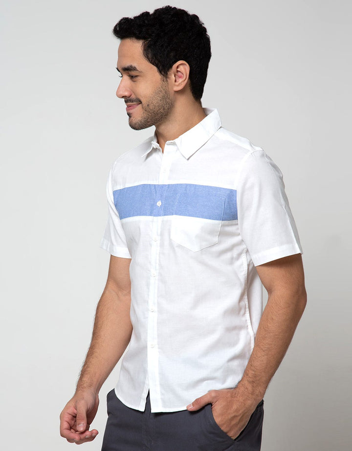Details Short Sleeve Shirt Chambray Cut N Sewn