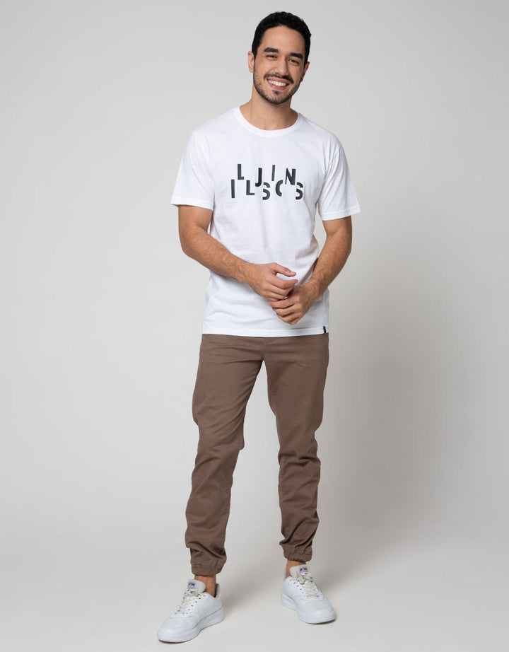 Details Short Sleeve T-Shirt R Neck Print Illusions