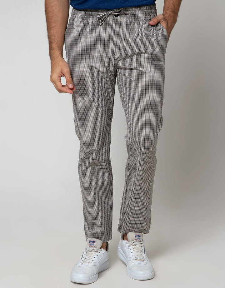 Details Houndstooth Man's Casual Long Pants