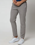 Details Houndstooth Man's Casual Long Pants