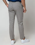Details Houndstooth Man's Casual Long Pants