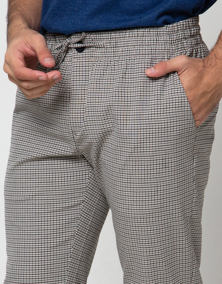 Details Houndstooth Man's Casual Long Pants