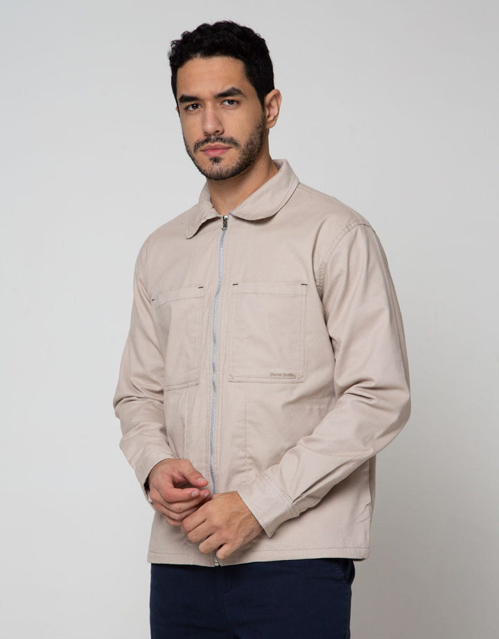 Details Jacket Twill Sample Pria