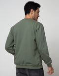 Details Sweatshirt Jumper R Neck Embro On Pocket