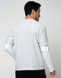 Details Jumper Mock Sleeve Men's T-Shirt