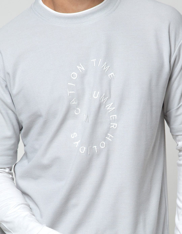Details Jumper Mock Sleeve Men's T-Shirt