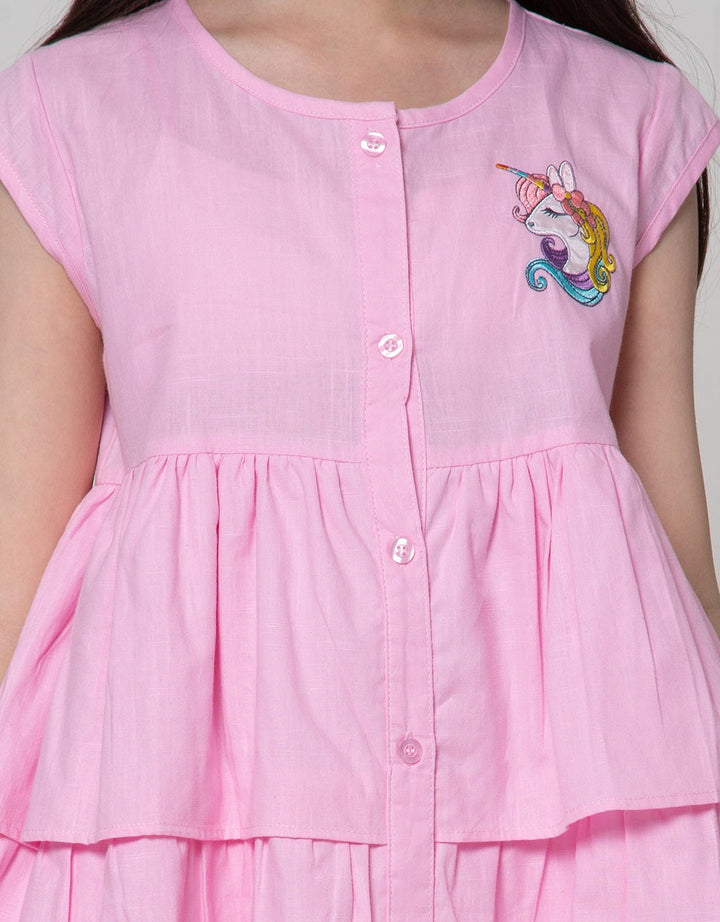 Kidz Too Trilayered Unicorn Midi Dress