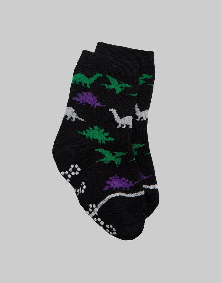 Pipiniko Socks Boys Dino Print Anti Slip 3